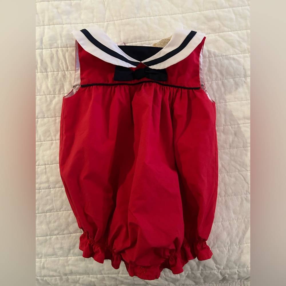 Red Sailor Bubble with Bow